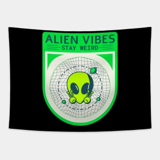 Alien Vibes Tapestry