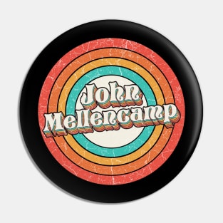 John Proud Name - Vintage Grunge Style Pin