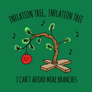 Inflation Tree Christmas 2023 T-Shirt