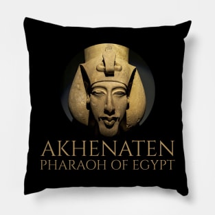 Ancient Egyptian History & Religion - Akhenaten Pharaoh Of Egypt Pillow