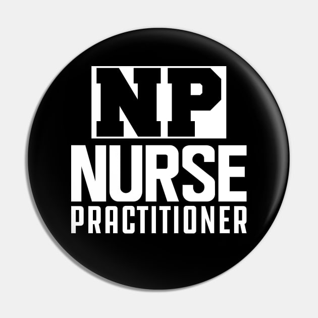 NP Nurse Practitioner w Pin by KC Happy Shop