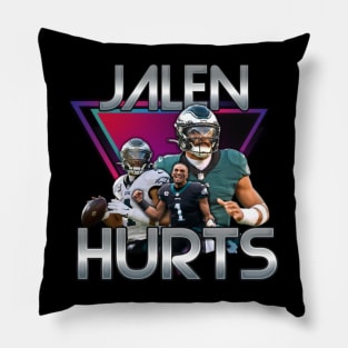 Jalen Hurts Retrowave Pillow