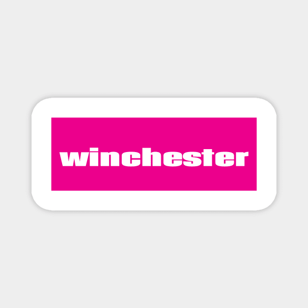 Winchester Magnet by ProjectX23