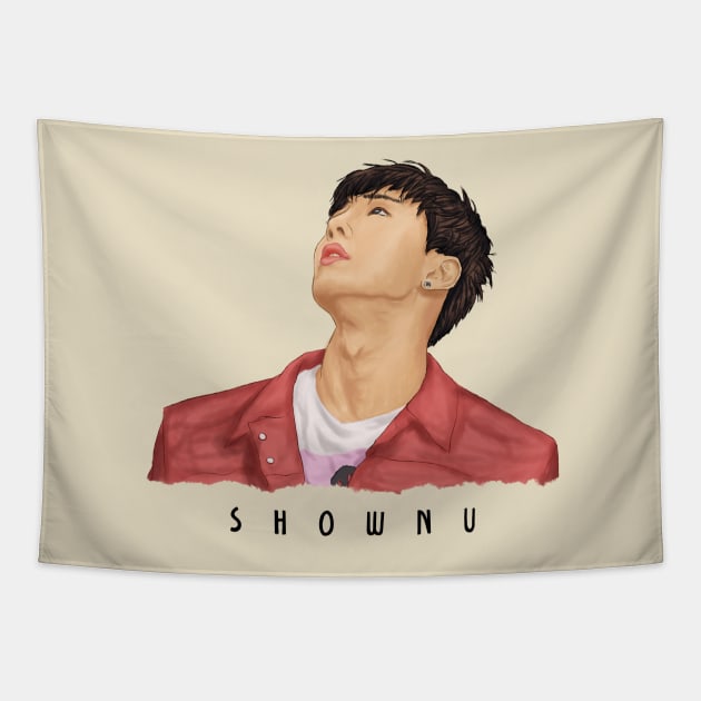 MONSTA X - Shownu Tapestry by seventhdemigod