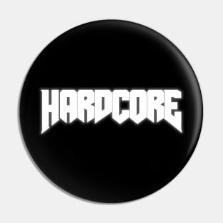 Hardcore Doom Video game Retro Gaming video game Pin