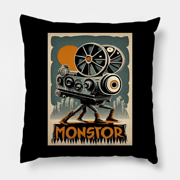 Monstor Pillow by zombill