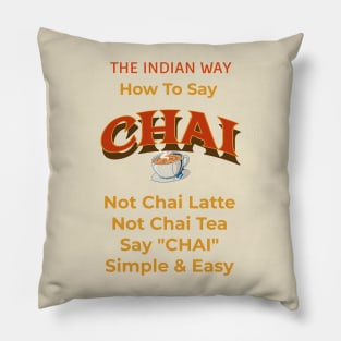 The Great Indian Chai Pillow