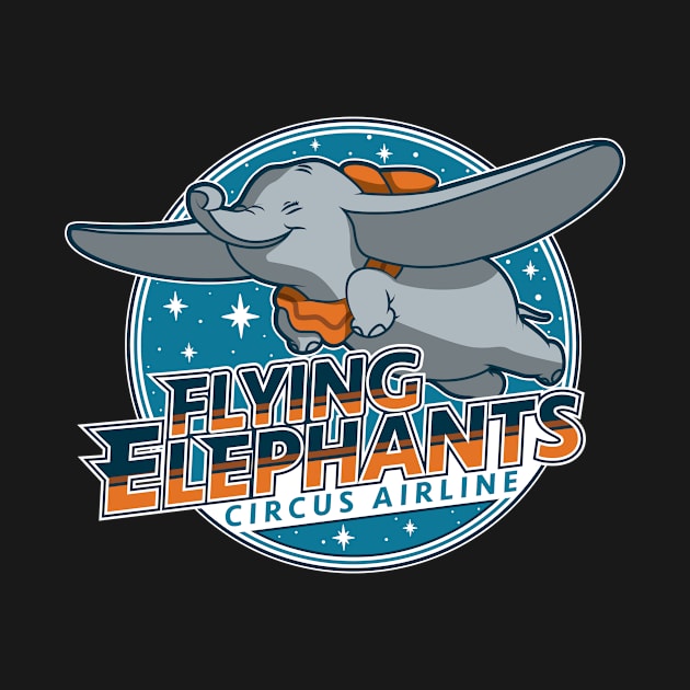 Flying Elephant Circus Airlines by erikamverge