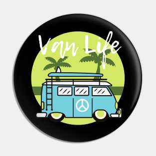 Van Life green design for van lifers and van enthusiasts Pin