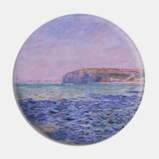 Shadows on the Sea. The Cliffs at Pourville by Claude Monet Pin