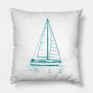 Sailing Gift For Sailors and Skippers Pillow