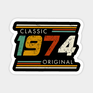 Classic 1974 Original Vintage Magnet