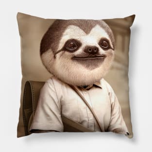 SLOTH GOES TO SCHOOL Pillow