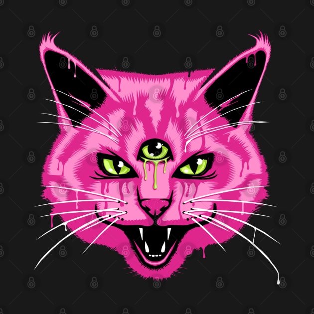 Trip Cat Pink by GAz