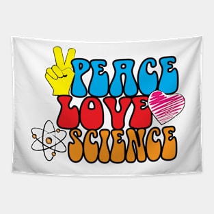 Peace Love Science! Tapestry