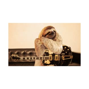 Rock Star Sloth - Print / Home Decor / Wall Art / Poster / Gift / Birthday / Sloth Lover Gift / Animal print Canvas Print T-Shirt