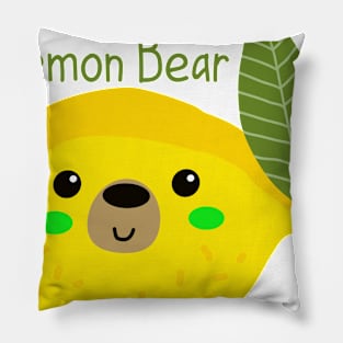 Lemon Bear Pillow