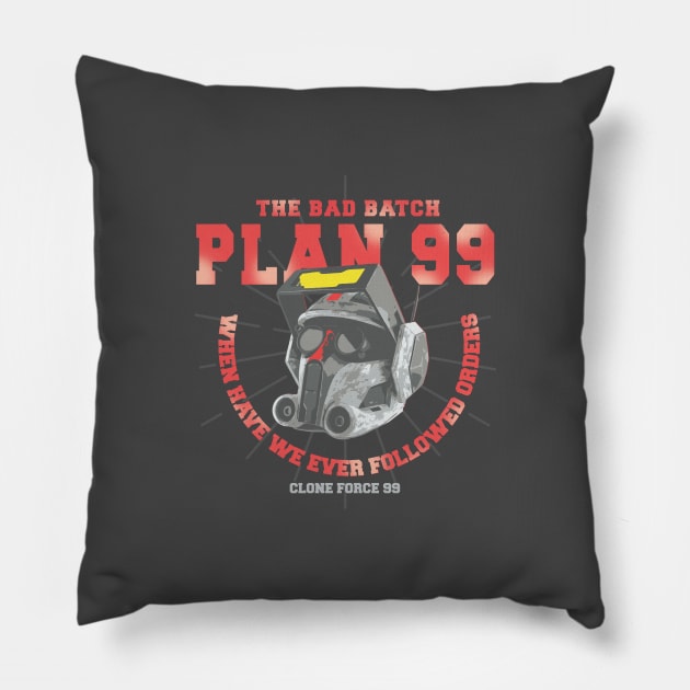 Plan 99 Pillow by Galactee 99