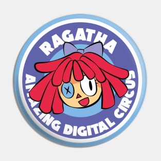 RAGATHA CIRCLE EMBLEM: THE AMAZING DIGITAL CIRCUS Pin