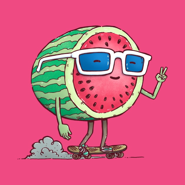 Watermelon Skater by nickv47