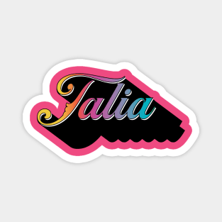 Talia Name Magnet