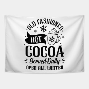 Funny Winter Season Gifts, Hot Cocoa Chocolate Tapestry