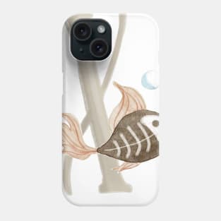 X for X-ray Fish Phone Case