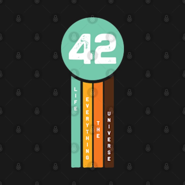 42.The hitchhikers // guide to the galaxy by SLAMDONUTS