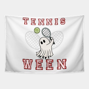 Tennis Ghost Halloween Tapestry