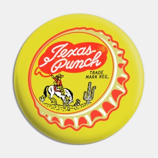 Vintage Texas Punch Soda Bottlecap Pin