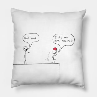 My Own Research (transparent background) Pillow