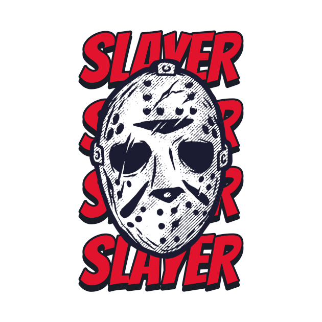 Jason Voorhees Slayer by Tip Top Tee's