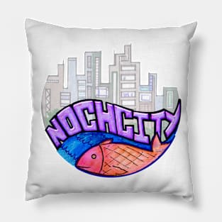 Front & Back Noch City Tee Pillow