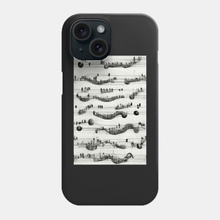 Musical Notes Pattern, perfect gift for all musicans and those who can't live without music #1 Phone Case