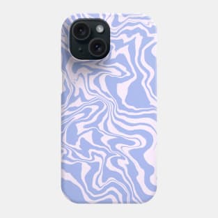 Pastel Purple Abstract Swirl Pattern Phone Case