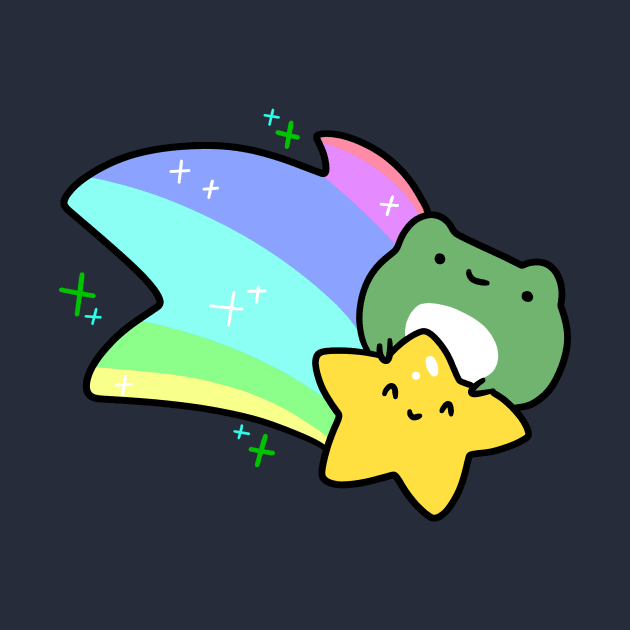 Rainbow Shooting Star Frog by saradaboru