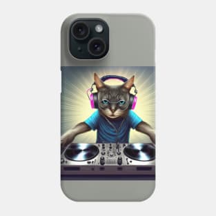 cats and music Phone Case