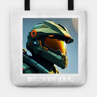 Halo game quotes - Master chief - Spartan 117 - BQ01-v4 Tote