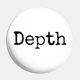 Depth - Motivational Word of the Year Pin