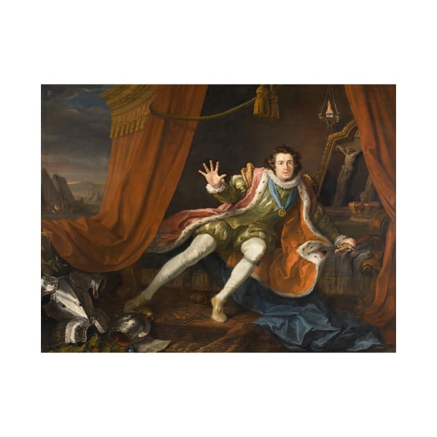 David Garrick as Richard III by William Hogarth by Classic Art Stall