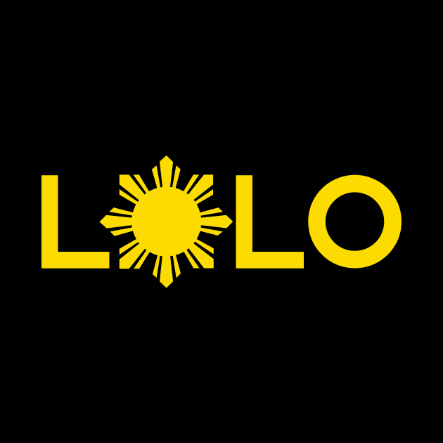 Lolo - Grandfather - Filipino Flag Sun by PixelTim