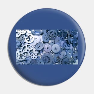 retro, vintage, old, technology, blue,  mechanical, grunge, connect, gears, photo, engineering Pin