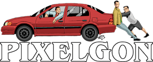 Pixelgon Car Trouble Magnet