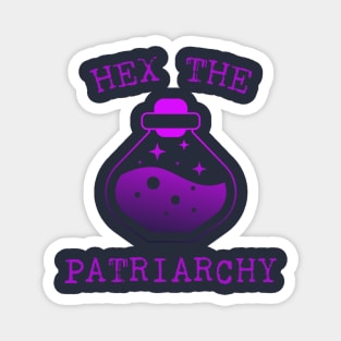 Hex The Patriarchy Femіnist Witch Funny Magical Mystical Magic potion Magnet