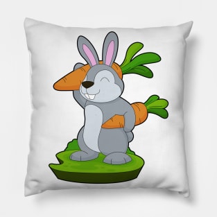 Rabbit Carrots Pillow