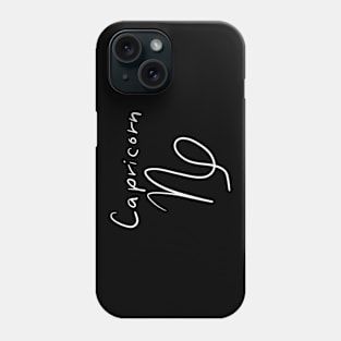 Capricorn zodiac sign Phone Case