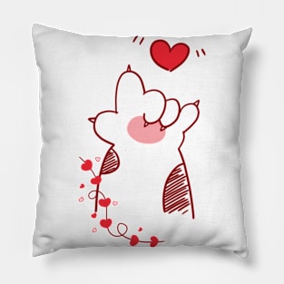 Cat love Pillow