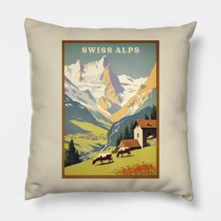 Swiss Alps Pillow