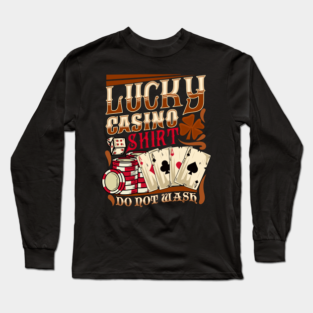 under forfængelighed Forhåbentlig Vintage Lucky Casino print Vegas Jackpot Gambling - Drinking - Long Sleeve T -Shirt | TeePublic