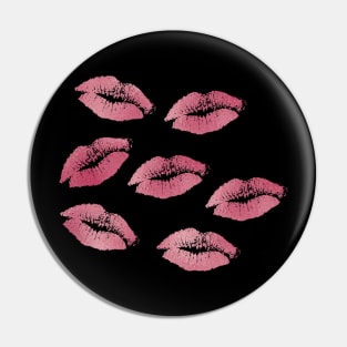 Kiss on the lips - rose Pin